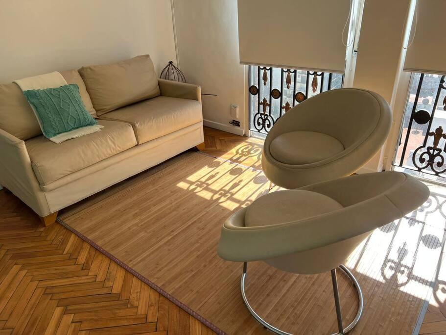 부에노스아이레스 Luminoso Depto Piso 19 Vista Al Rio En Palermo 아파트 외부 사진