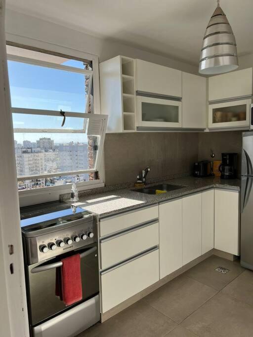 부에노스아이레스 Luminoso Depto Piso 19 Vista Al Rio En Palermo 아파트 외부 사진